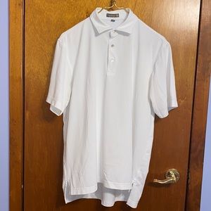 White Peter Millar Summer Comfort Polo Size: M